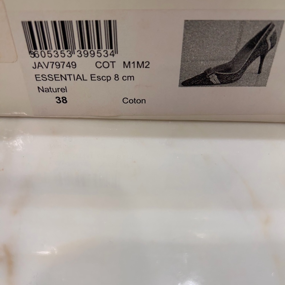 Dior Vintage Brown Logo Heels - Picture 3 of 3